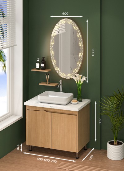 Tủ Lavabo chân đứng C0999